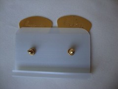 VINTAGE SAMUEL HUANG CLOISONNE RETRO ABSTRACT CHARCOAL & GRAY ENAMEL EARRINGS