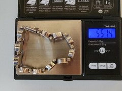 Sterling Silver Mexico Tri-195 Multi-Stone Bracelet