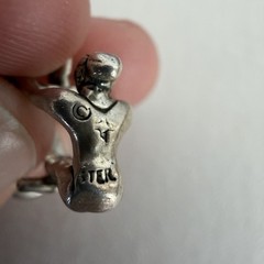 925 Sterling Silver Gymnast Performing on Uneven Bars Charm Made in USA