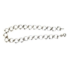 Beautiful Bali Open Circle Beaded Ball Style 925 Sterling Silver Bracelet 10″