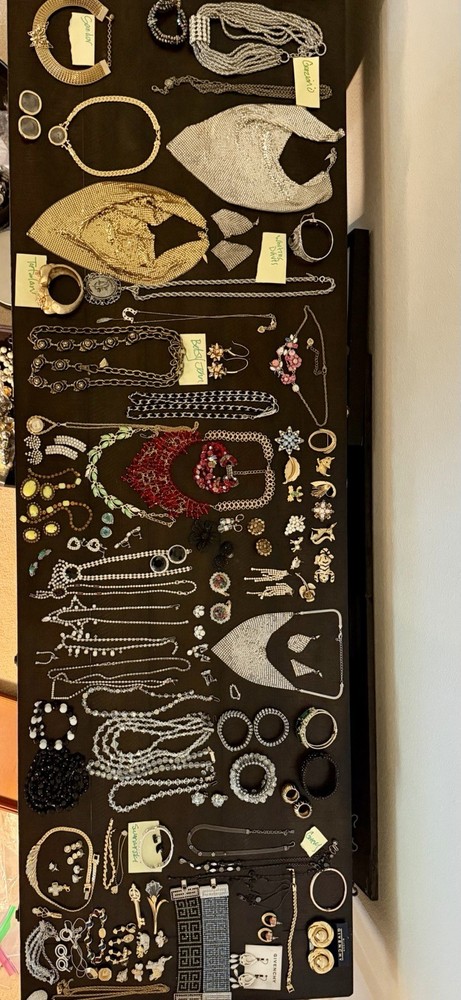 JEWELRY LOT Givenchy Swarovski Tortalani Whiting Davis Necklace Pin Necklace