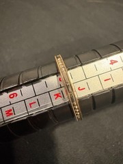 Antique Art Deco BELAIS 14k White Gold Carved Wedding Band Ring Size 5 Vintage