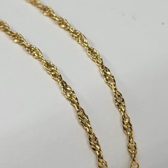 Vintage 12K Gold Filled Singapore Chain Bracelet 8″ 1/20 14k GF Spring Ring NOS
