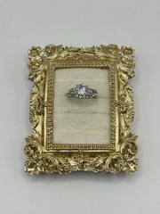 Vintage Style Silver Tone Rhinestone Swirl Ring Size 6.5 Costume Jewelry Elegant