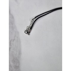 Vintage Madonna Pendant Necklace Lightweight Silver Tone Religious