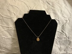 1/20 14K Gold-filled Rose Pendant w/ Necklace 4.75g