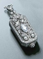 Engagement Anniversary 14K White Gold Finish Pendant 5.20Ct Marquise Cut Diamond