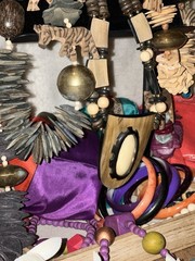 “Wordly Girlie” – Jewelry Assortment – Many Textures, Colors, & Treasures