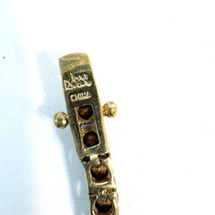 Vintage Joan Rivers Tennis Bracelet Blue Green Purple Swarovski Crystal 7 1/2″