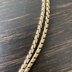 1/20 12K Gold Filled Double-Strand Snake? Chain Choker Approx 15.5″L & 41g
