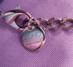 Pono By Joan Goodman Resin Chain Link Necklace MADE IN ITALY