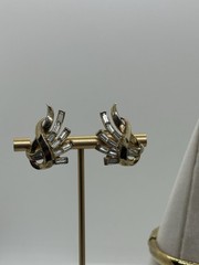 Trifari Meteor Demi Parure Bracelet Clip Earrings Alfred Philippe Book Piece