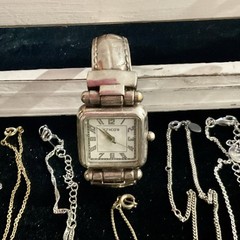 Vintage To Modern Mixed Estate Costume Jewelry Lot Silver Tone Rhinestones More