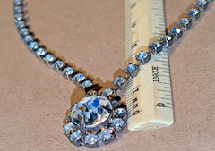 Vintage Faux Diamond Necklace