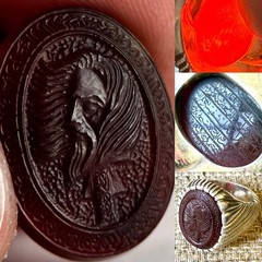 🩸 Hand-Engraved Art Silver Ring Piece-Unique Cherry-Red Masterpiece 🩸