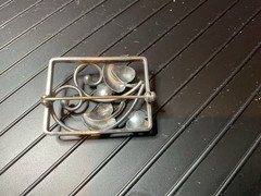 Vintage Sterling Silver Danish Modernist Floral Broach Pin 11g Denmark 367 M