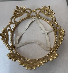 Vintage Pink & Clear Rhinestone PAGEANT CROWN – 5” Inside Diameter, 3 1/8” High