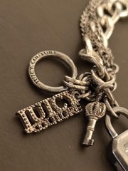 Juicy Couture Vintage Watch Charm Bracelet Silver Not specified