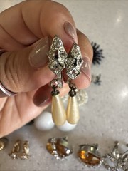Clip-On And Screwback Earrings Bundle 18 Pairs Various Styles And Colors