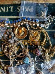 Estate Find Costume Jewelry Lot-Brooches Earrings Necklaces Rings & More (R)