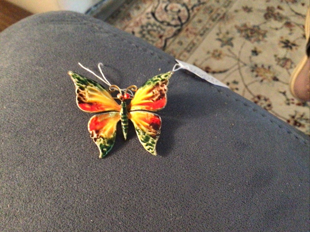Weiss Vintage Butterfly Brooch Pin