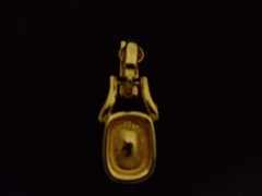 SWAROVSKI EARRINGS CLEAR CRYSTAL RHINESTONE CLIP ON GOLD TONE SWAN MARKED