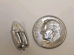 Sterling Silver ~ Iron Charm ~ Clothes Iron ~ VINTAGE