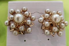 Vintage Lot 6 Pair 1950s 1960’s 1970’s Clip On Earrings Coro Tacoa Misc LYB