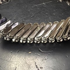 Vintage Japan Rhinestone Stretch Bracelet 3 Row 1950’s Gorgeous Fits Most All