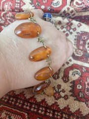 Aunt Elza’s Baltic Amber Necklace Magnificent Magical Fortune Teller Heirloom
