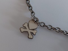 Vintage Rare Tokidoki Necklace Long Chain Charms Double Sided Print