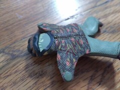 Vintage Polymer Clay Boy Brooch 2.5in Figure Signed