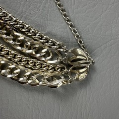 Vintage ART Arthur Pepper Necklace Gold Tone 5 Strand Chain 13-18″