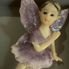 Purple Ballerina Fairy Brooch Pin
