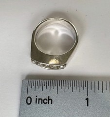 Taxco Sterling Silver TL-55 Ring Size 8.25 Mexico Vintage
