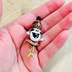 HAR Retro Brigth Cartoon Pin Brooch VTG Signed enamel Colorful 50s Collectible
