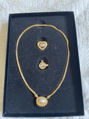 Joan Rivers Classic Collection 3-1 Interchangeable Pendant Gold Tone Necklace