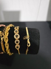 mixed metal materials bracelet lot 20