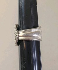 Vintage 1910 Daisy New Daisy Flower Silver Spoon Ring Size 8 International Silve