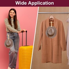 4PCS Hat Clips for Travel, Alloy Retro Cardigan Clip, Bronze