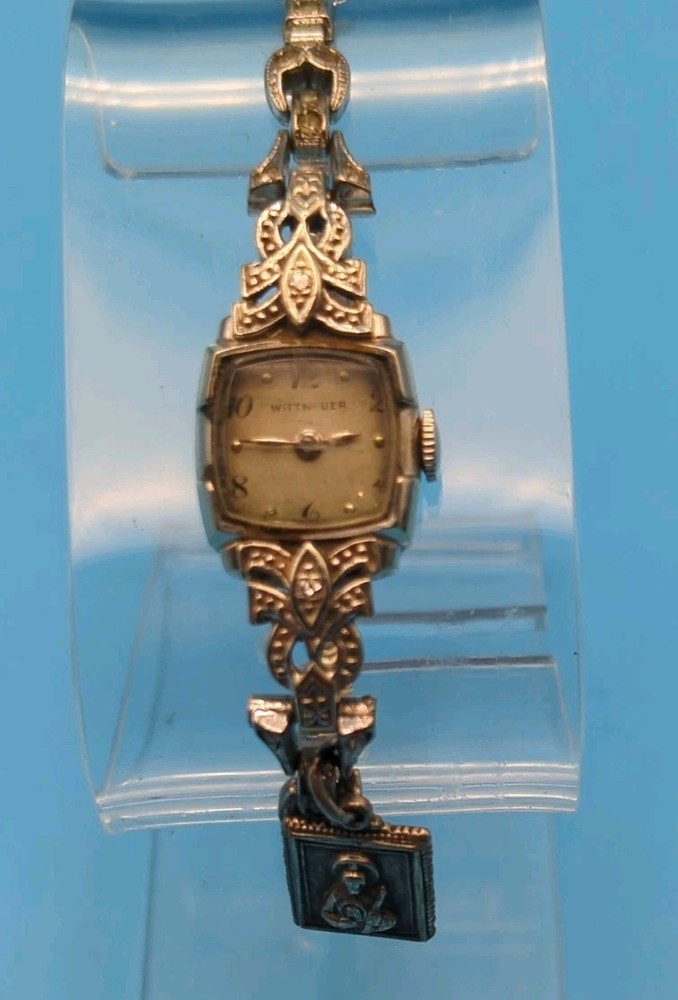 Vintage Wittnauer 14k Ladies Watch, Manual 17 Jewel Swiss, Working