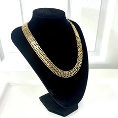 NWT Vintage 1960’s Monet Gold Plated Necklace Signed Original Vintage Price Tag