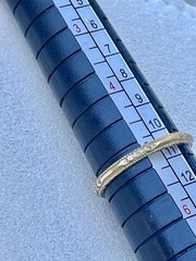 VINTAGE Art Deco Gold Wedding Band Ornate Bow Stacking Ring 1930s NEMCO – SIZE 5