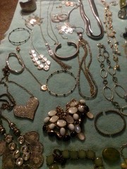 Junk Drawer Lot Vintage Estate 3.9 Lbs All Wearable