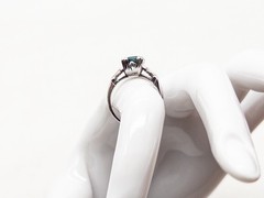 Vintage 1940s $6000 2.20ct Natural Ceylon BLUE Sapphire Diamond Platinum Ring 5g