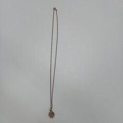 925 SJC Faith in God Necklace 18in Sterling Silver 3g Rope Chain Oval Pendant
