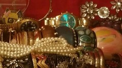 Vintage Estate Costume Jewelry Lots Wear Repair Craft 7-pc