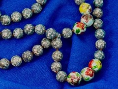 Vintage Chinese Turquoise Necklace. Rare, very unique. Family-owned piece-Taiwan