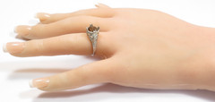 Antique 1920’s Mounting Engagement Platinum Hold 8.5MM-9MM Ring Size 6.25 UK-M