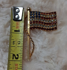 Flag & Others Brooches set of 4